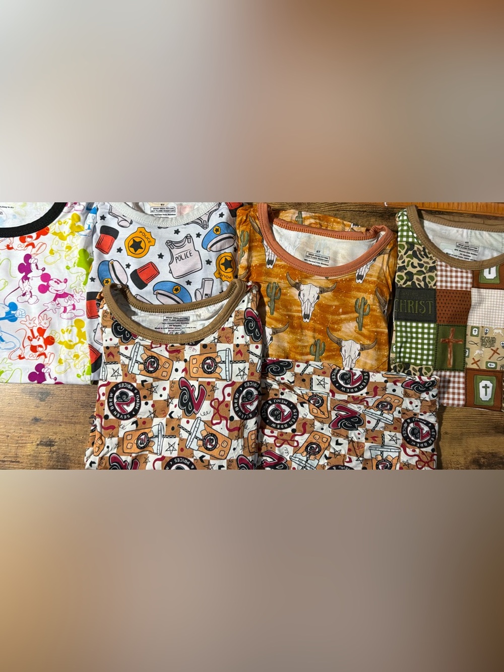 Lot of 6t bamboo clothing. All brand new. Lot contained 5 items.